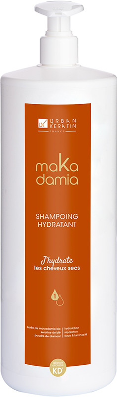 Шампунь зволожуючий для сухого та чутливого волосся Makadamia Urban Keratin, 1000 мл