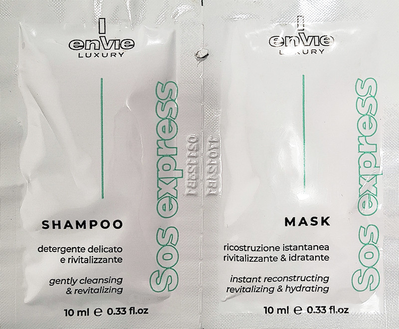 Шампунь+маска для волос SOS Envie, 10мл
