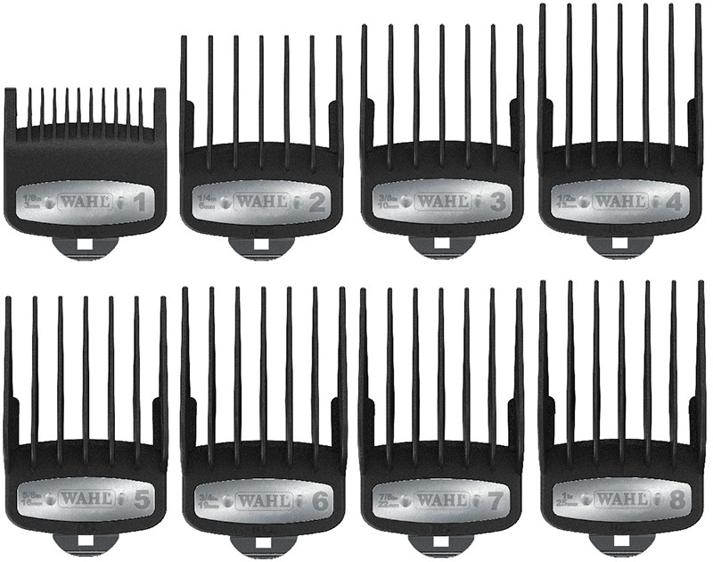 Набор насадок WAHL Premium, с подставкой (8шт.) 03171-500