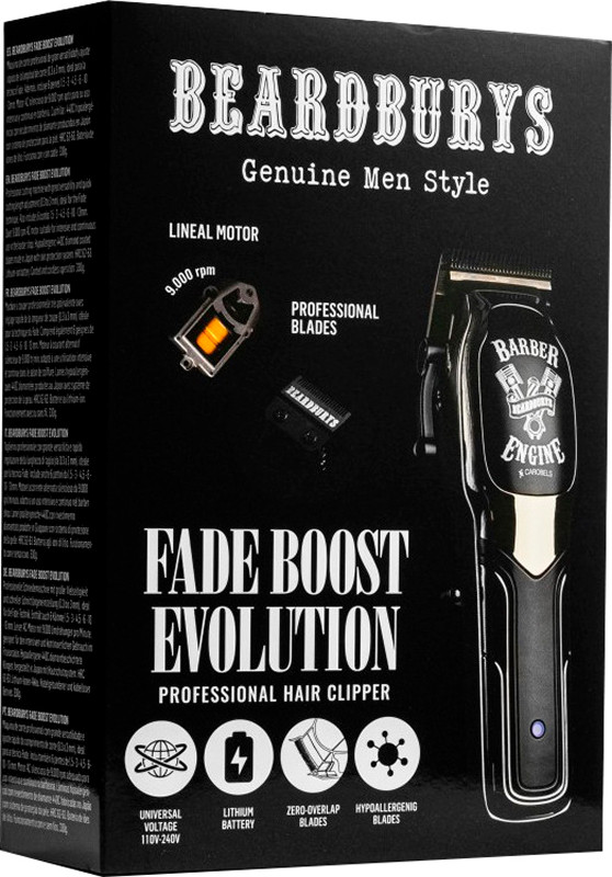 Машинка професійна для стрижки волосся Fade Boost Evolution Beardburys  Фото 2 
