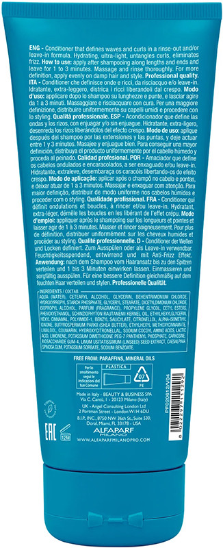 Кондиционер для вьющихся волос SDL Curls Enhancing Conditioner Alfaparf 200 мл  Фото 2 