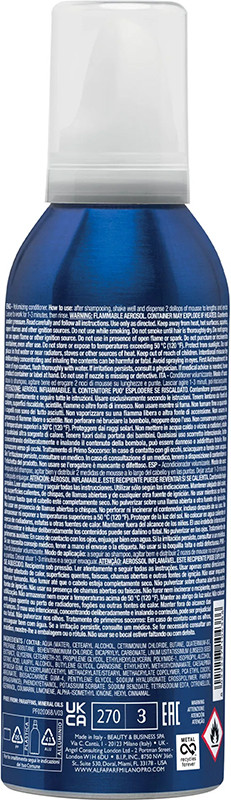 Кондиціонер-мус для об'єму волосся SDL Volumizing Mousse Conditioner Alfaparf 200 мл Фото 2