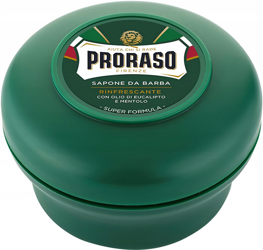 Мыло для бритья тонизирующее с экстрактом эвкалипта и ментолом Proraso, 150 мл