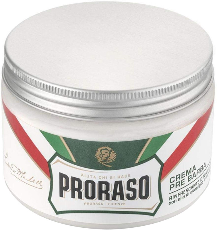 Крем для бритья для ухода за кожей с экстрактом эвкалипта и ментолом Proraso, 300 мл