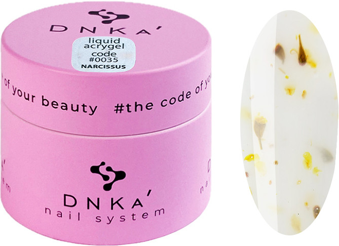 Жидкий полигель  Liquid Acrygel DNKa 0035 Narcissus, 15 мл