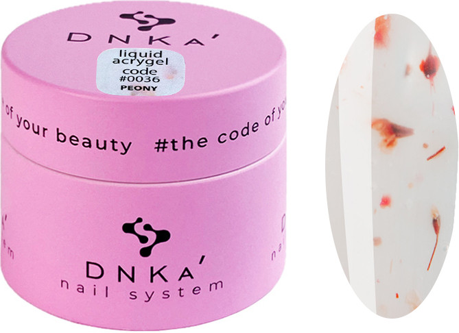 Рідкий полігель Liquid Acrygel DNKa 0036 Peony, 15 мл