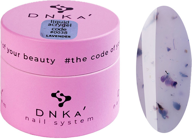 Жидкий полигель  Liquid Acrygel DNKa 0038 Lavender 15 мл