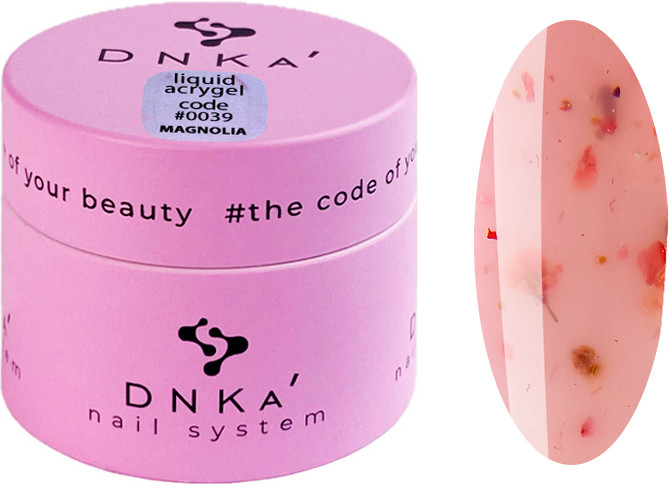 Жидкий полигель  Liquid Acrygel DNKa 0039 Magnolia, 15 мл