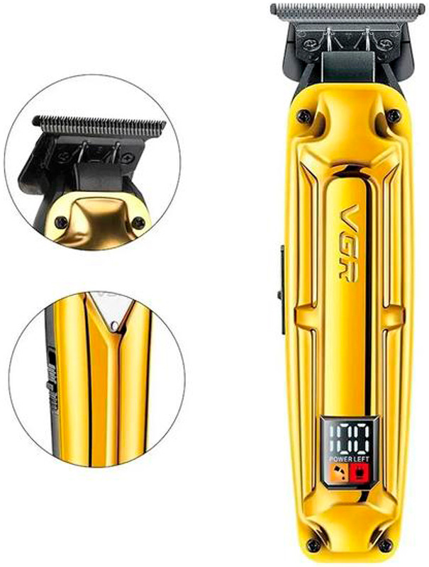 Машинка для стрижки аккумуляторная (4 насадки) GOLD V-904 VGR Фото 3