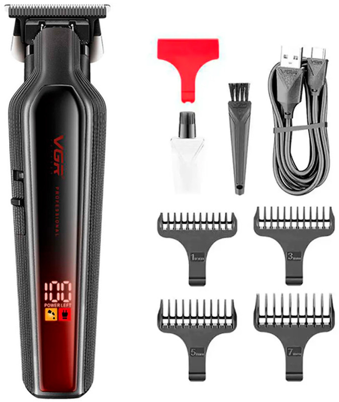 Тример для стрижки (4 насадки) RED V-930 VGR  Фото 2 