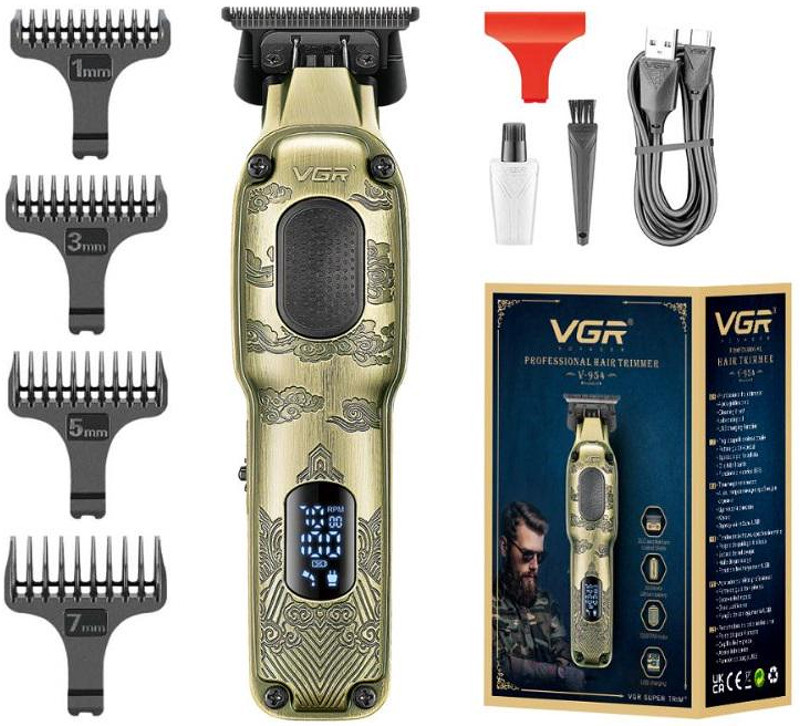 Тример для стрижки (4 насадки) V-954 VGR на beauty-prof.com Тример для стрижки (4 насадки) V-954 VGR