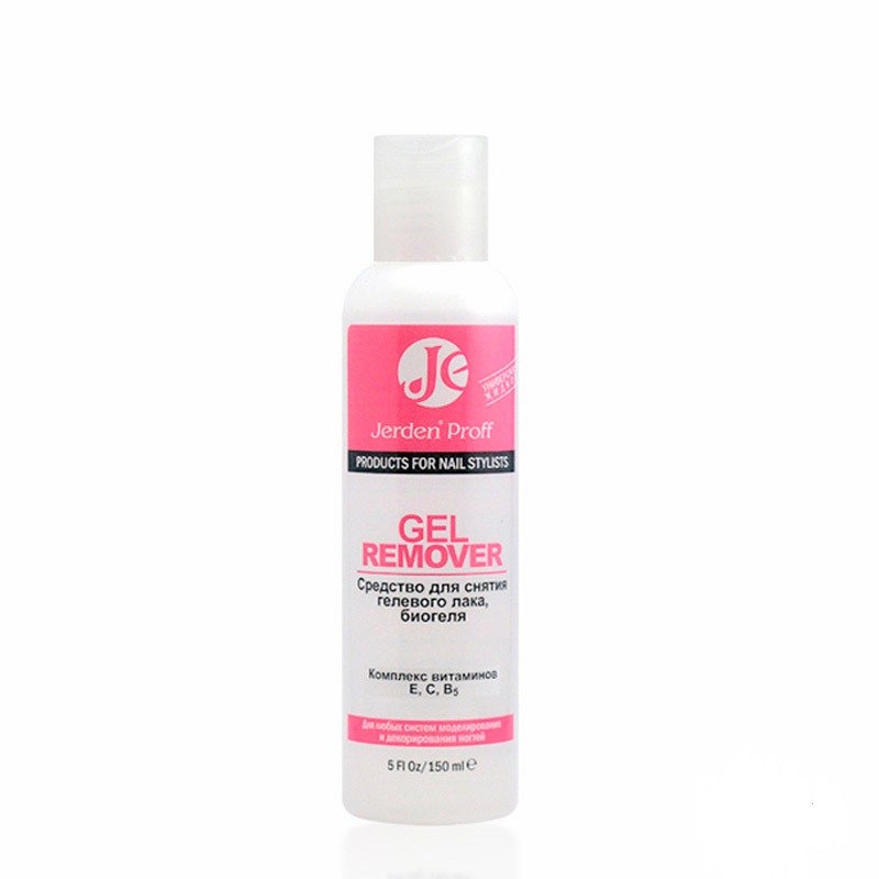 Средство для снятия гел. лака Комплекс Витаминов 150 мл (Gel Remover) JERDEN на beauty-prof.com Средство для снятия гел. лака Комплекс Витаминов 150 мл (Gel Remover) JERDEN