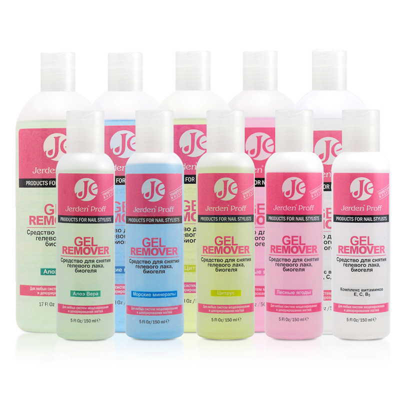 Засіб для зняття гел.  лаку Морські мінер.150 мл (Gel Remover) JERDEN  Фото 2 