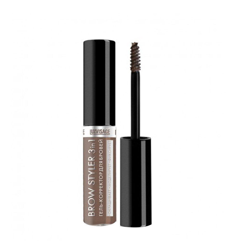 Гель-корректор для бровей Brow styler тон 3, 6 г LUXVISAGE