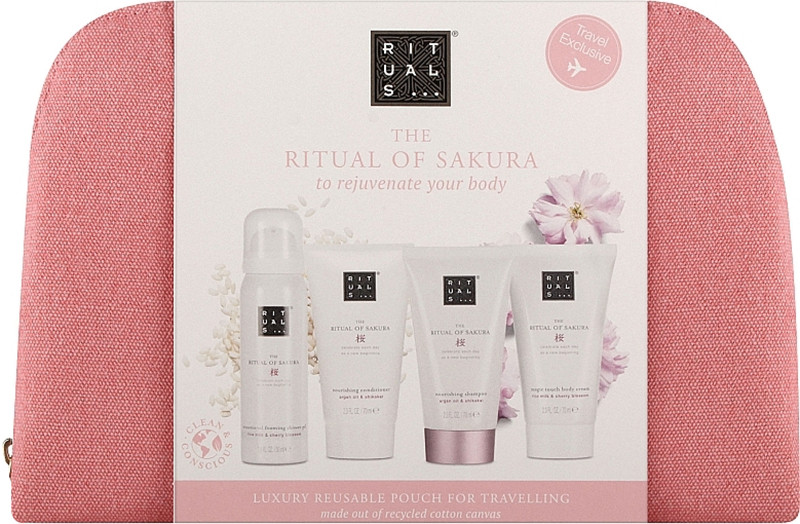 Набор с косметичкой THE RITUAL OF SAKURA RITUALS
