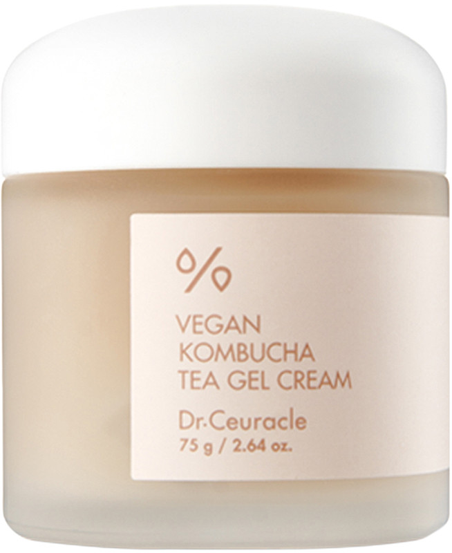 Веганський крем-гель з екстрактом комбучі Dr.Ceuracle Vegan Kombucha Tea Gel Cream, 75 г
