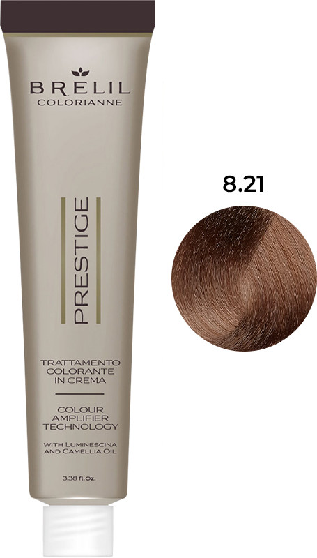 Краска для волос Colorianne Prestige 8/21, 100мл BRELIL