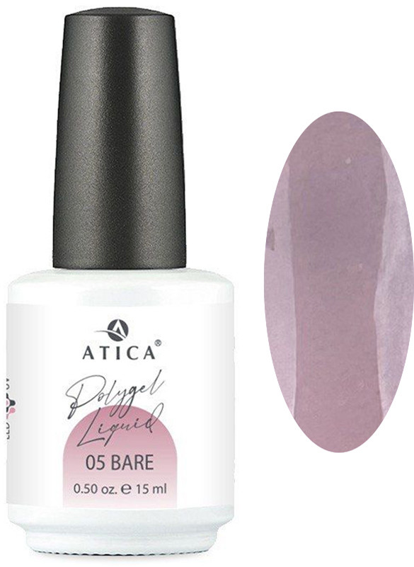 Рідкий полігель Polygel Liquid №05 Bare Atica, 15 мл