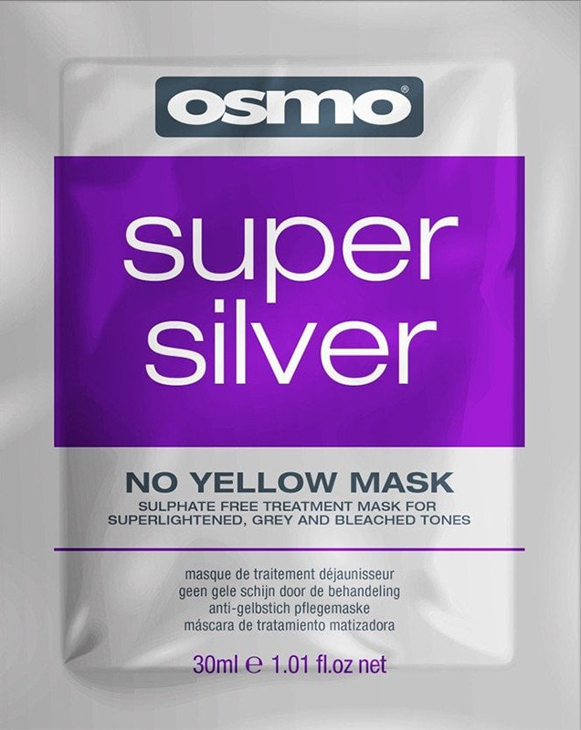 Маска проти жовтизни для освітленого і сивого волосся Super Silver OSMO, 30 мл