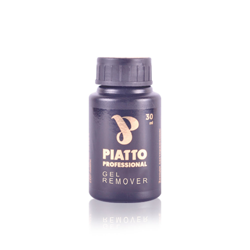 Жидкость для снятия гель-лака и биогеля "Gel Remover" 30 мл Piatto*