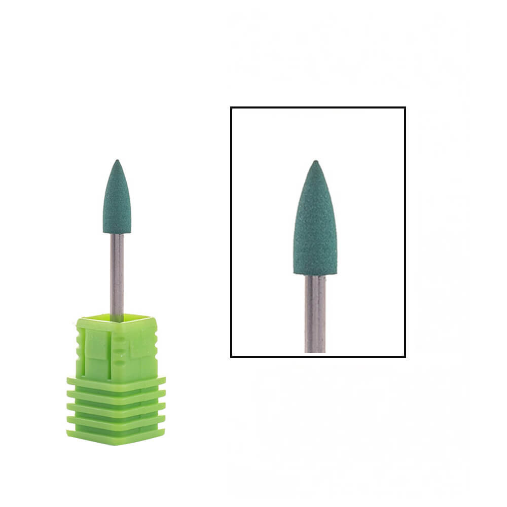 Фреза силиконовая "Острый конус" 404G Green