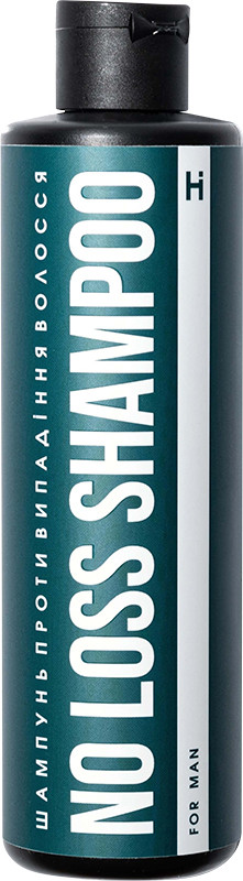 Шампунь чоловічий проти випадіння волосся No Loss Shampoo For Man Hillary, 250 мл