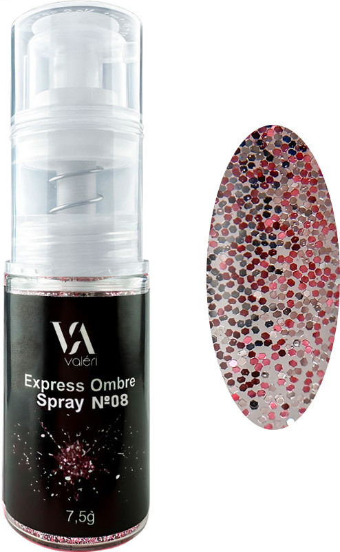 Спрей для ефекту омбре №08 Express Ombre Spray Valeri, 7,5 г