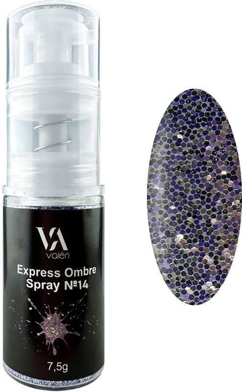 Спрей для эффекта омбре №14 Express Ombre Spray Valeri, 7,5 г