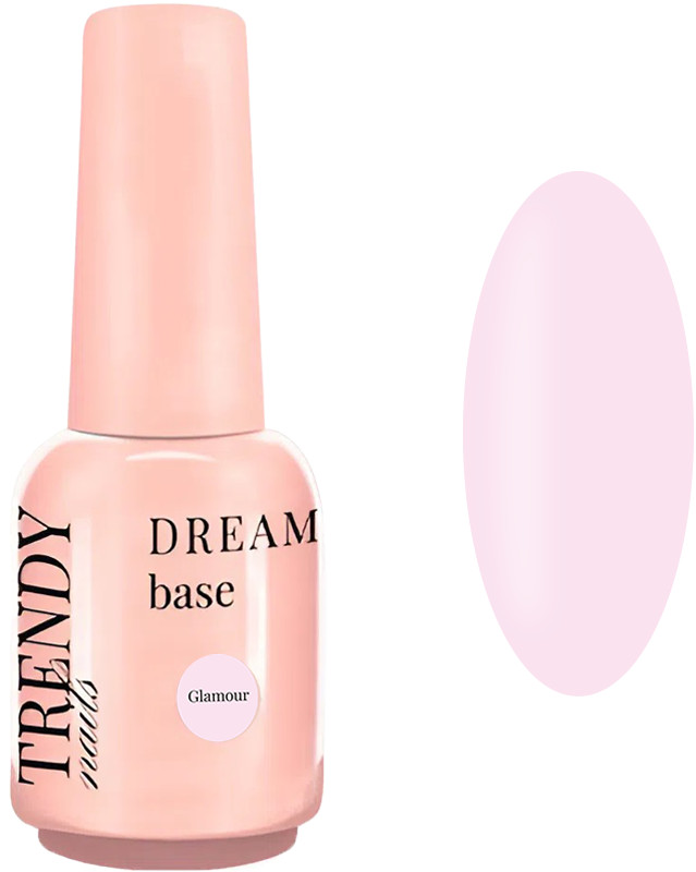 Основа камуфлююча Dream Base Glamour HEMA-Free Trendy Nails, 15 мл
