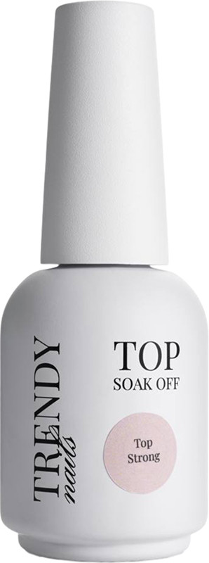 Финишное покрытие без липкого слоя Top Strong HEMA-Free Trendy Nails, 15 мл