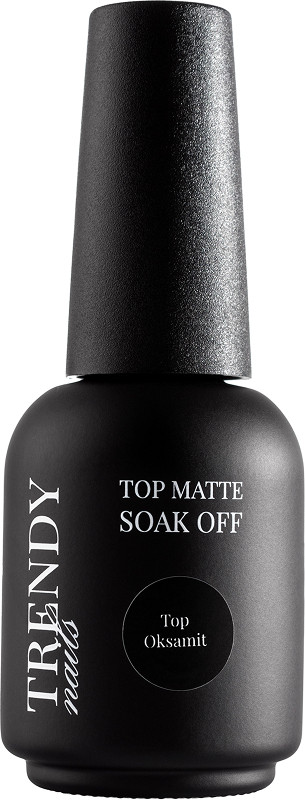Фінішне покриття матове Top Matte Oksamite HEMA-Free Trendy Nails, 15 мл