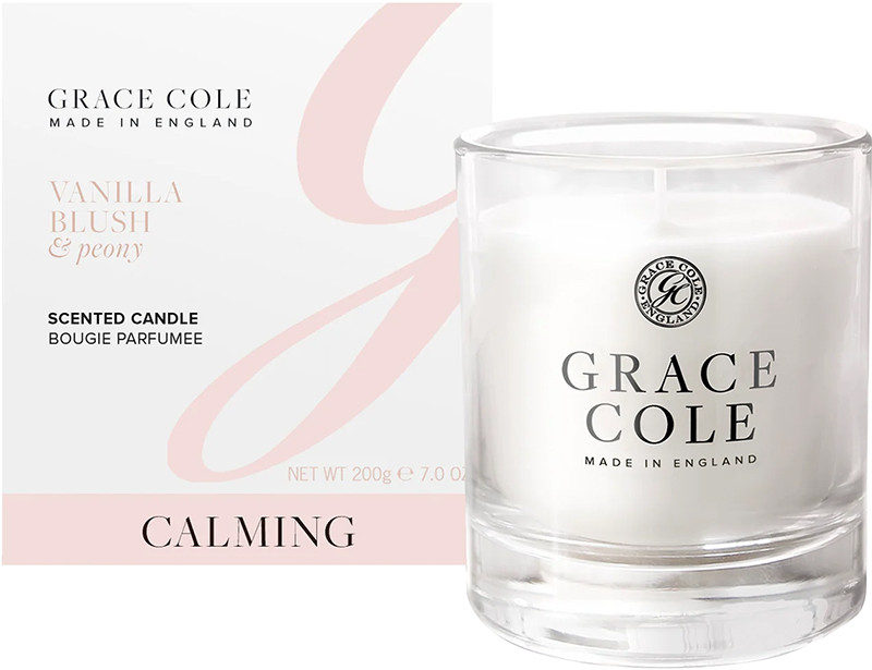 Свеча ароматизированная Vanilla Blush & Peony Grace Cole, 200 г