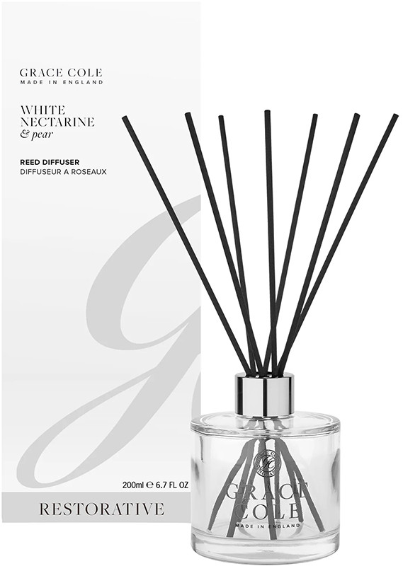 Аромадиффузор White Nectarine & Pear Grace Cole, 200 мл
