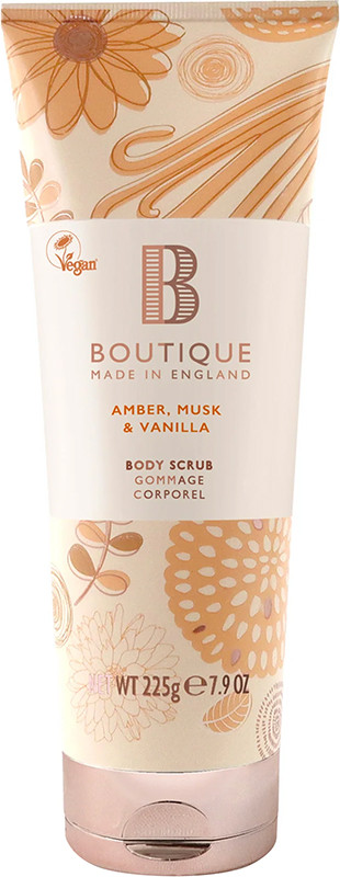 Скраб для тела Amber Musk & Vanilla Boutique, 225 г