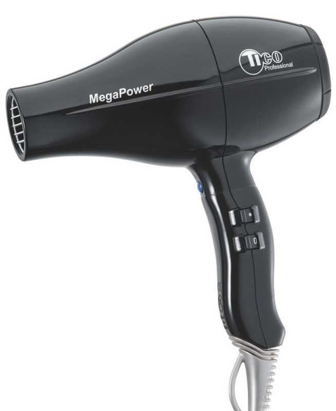 Фен MEGA POWER 2400W чёрный TICO