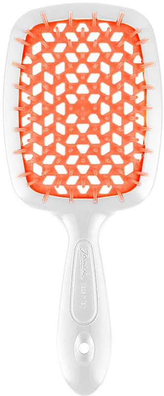 Щетка SUPERBRUSH белая с оранжевым ТМ Janeke 