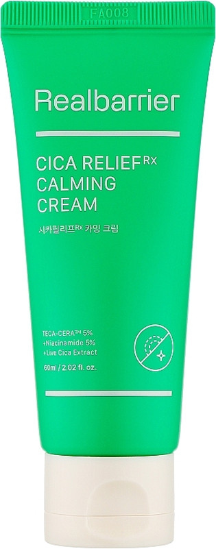 Крем успокаивающий с центеллой и 5% ниацинамида Cicarelief Rx Calming Cream Real Barrier, 60 мл 