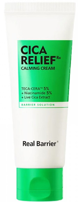 Крем успокаивающий с центеллой и 5% ниацинамида Cicarelief Rx Calming Cream Real Barrier, 60 мл  Фото 3 