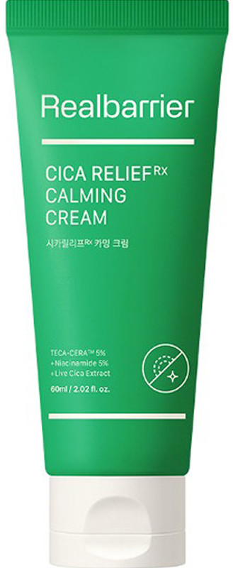 Крем успокаивающий с центеллой и 5% ниацинамида Cicarelief Rx Calming Cream Real Barrier, 60 мл  Фото 4 