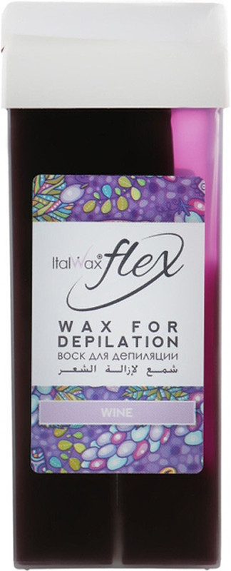 Воск для депиляции в картридже Вино FLEX ItalWax, 100 мл