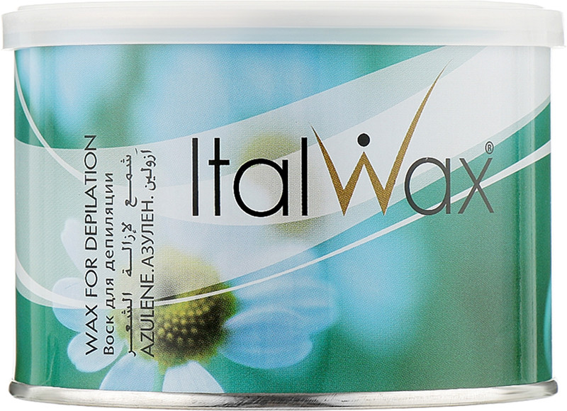 Воск для депиляции в банке теплый Азулен ItalWax, 400 мл