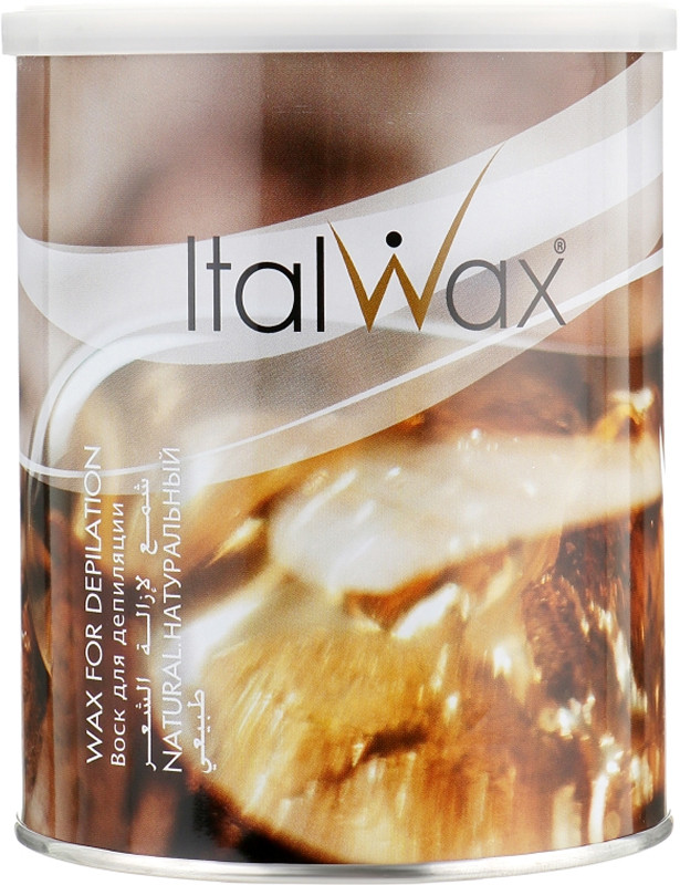 Віск для депіляції в банці теплий Натуральний ItalWax, 800 мл