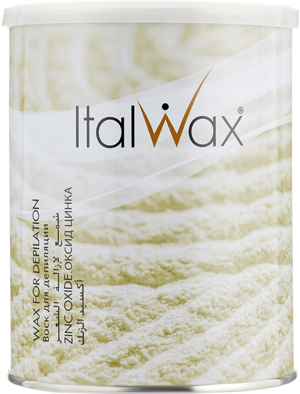 Воск для депиляции в банке теплый Цинк ItalWax, 800 мл