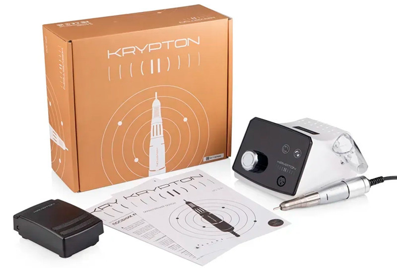 Фрезер для манікюру KRYPTON 2 XPS-300 WHITE на 70 вт. та 35000 об. (з полегшеною ручкою) Фото 9
