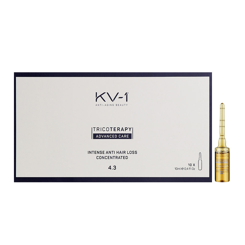 Ампулы против выпадения волос Tricoterapy Intense Anti Hair Loss Concentrated KV-2 (4.3 1), 10 мл Фото 2
