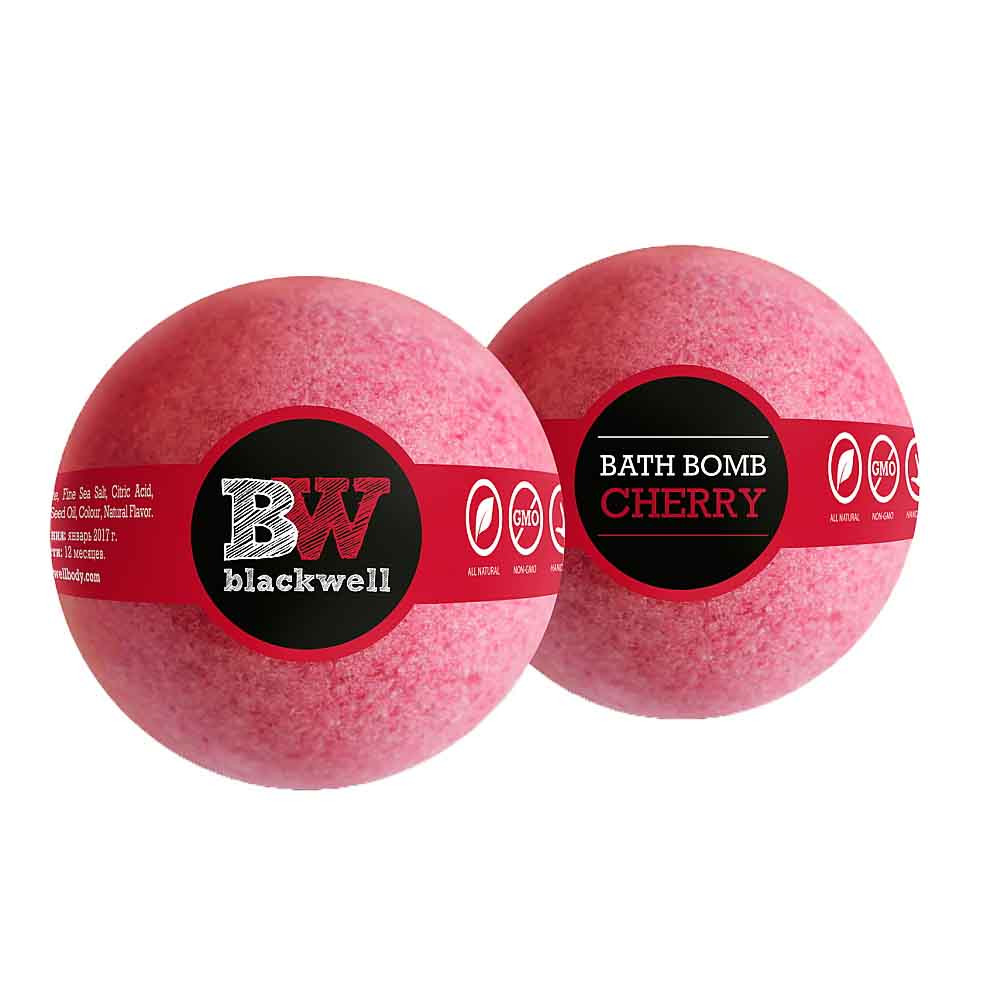 Бомбочка для ванны Bath Bomb Cherry Blackwell, вишня, 160 гр Фото 2