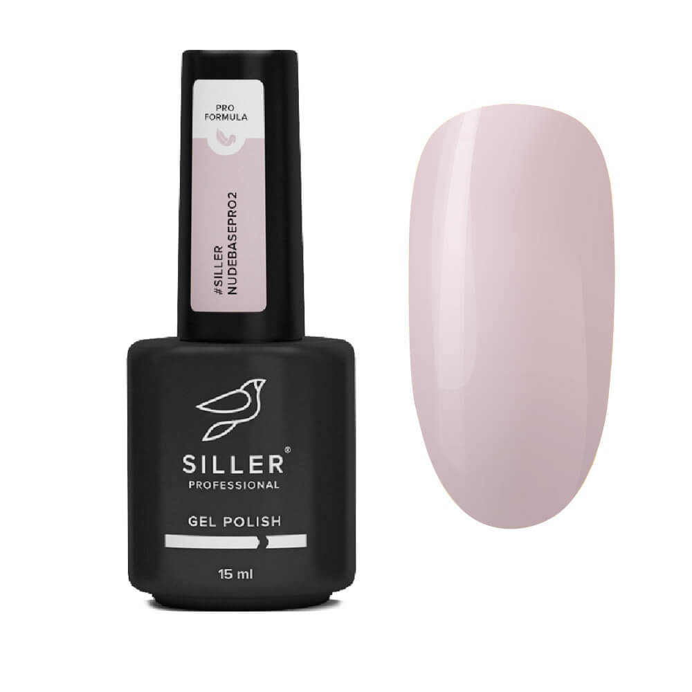 Основа під гель-лак №02 Nude Pro Base Siller, 15 мл