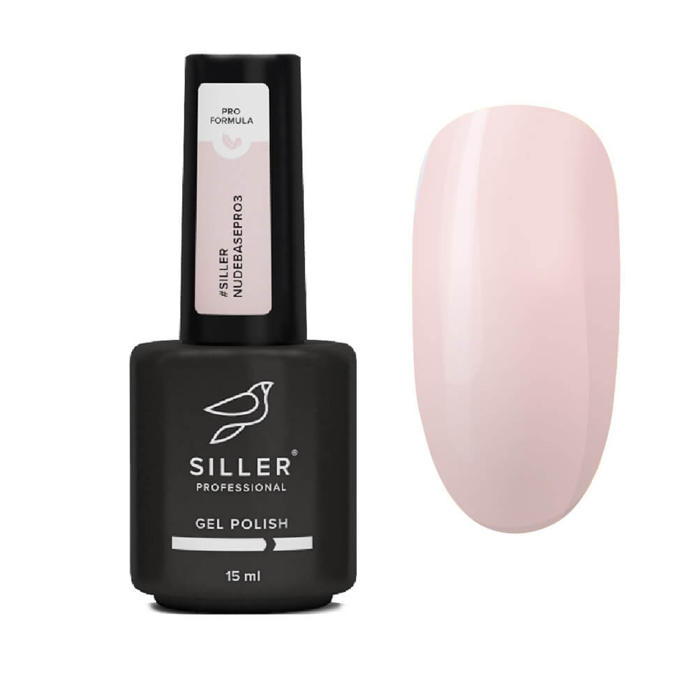 Основа под гель-лак №03 Nude Pro Base Siller, 15 мл