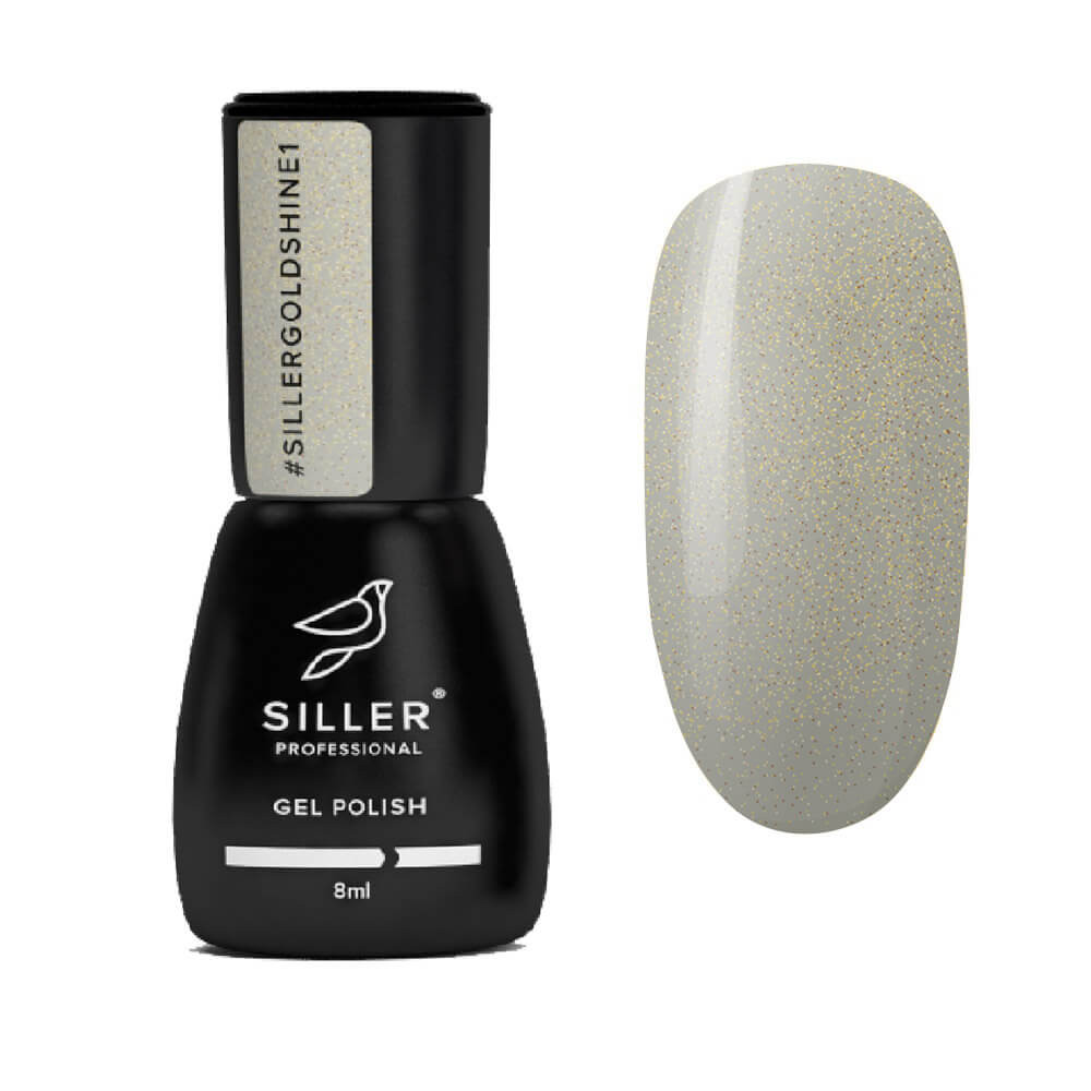 Гель-лак Gold Shine №01 Siller, 8 мл