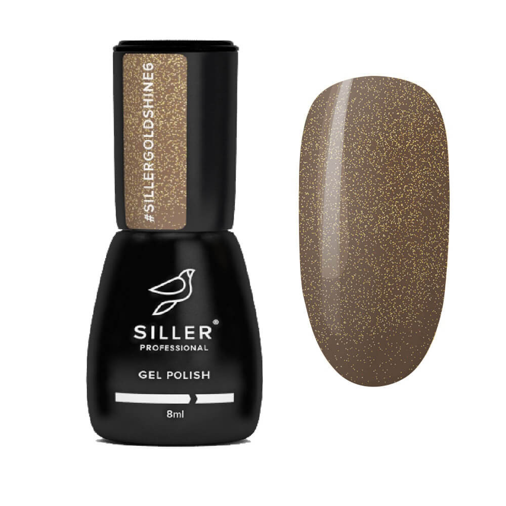 Гель-лак Gold Shine №06 Siller, 8 мл